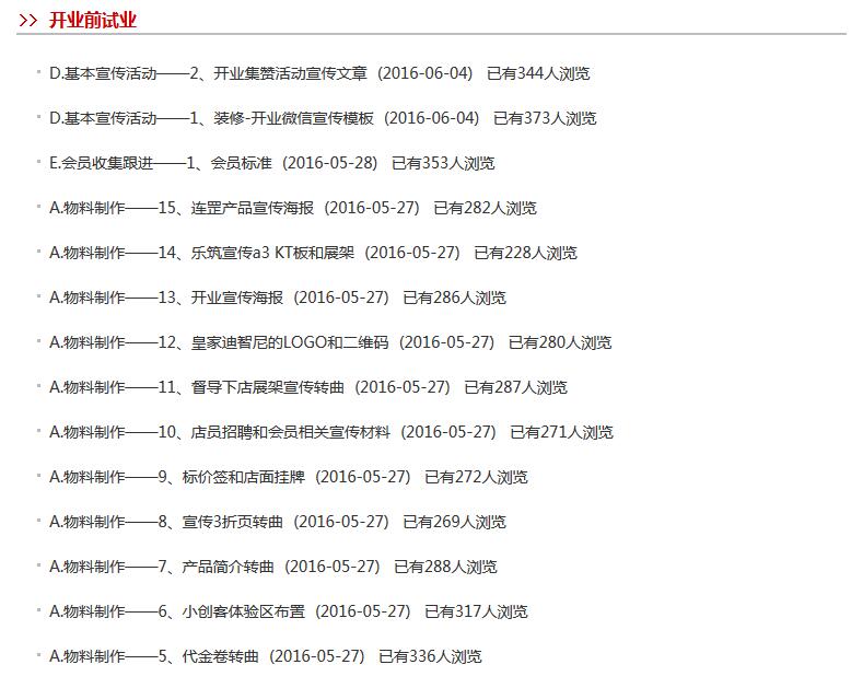 皇家迪智尼加盟店開業(yè)前試營(yíng)業(yè)須知