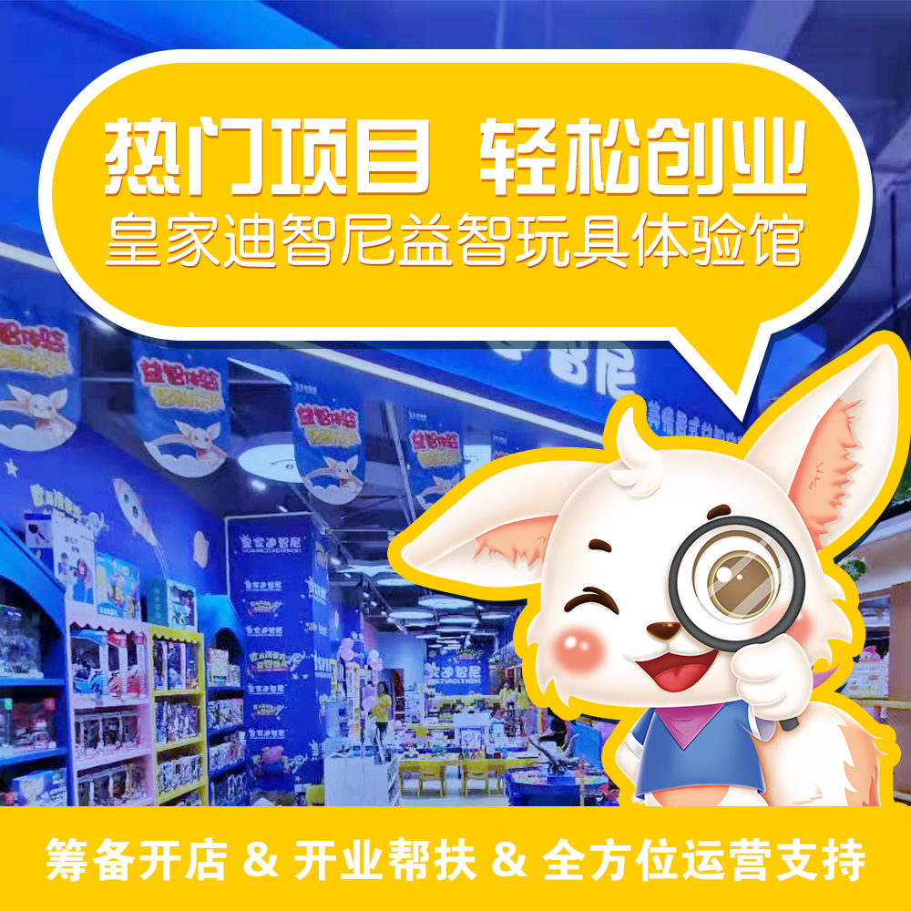 開玩具加盟店，認(rèn)準(zhǔn)“皇家迪智尼”品牌